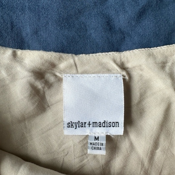 Tan Linen Midi Dress Skylar + Madison - Picture 4 of 6